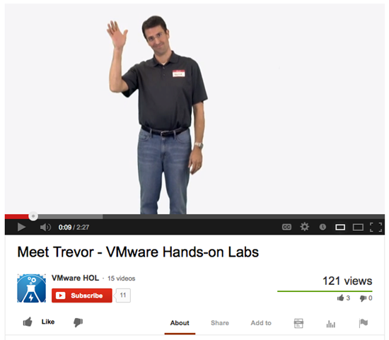 Meet Trevor –VMware Hands-on Lab « vmexplorer
